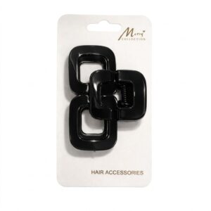 Jawa Clip Medium Black 1pc On Card hair accessory