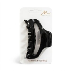 Jawa Clip Medium Black hair accessory in packaging