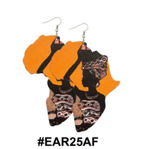 Earrings New African Style with Unique Silhouette #EAR25AF