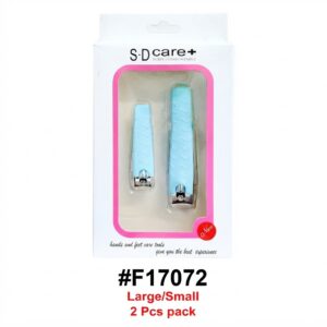 S-D Care+ Nail Clipper Set 2pc Mix Colour for Perfect #F17072