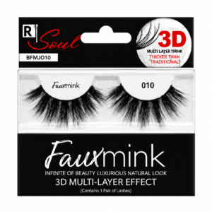 Natural 3D Mink Eyelashes 10blk for a luxurious and natural look
