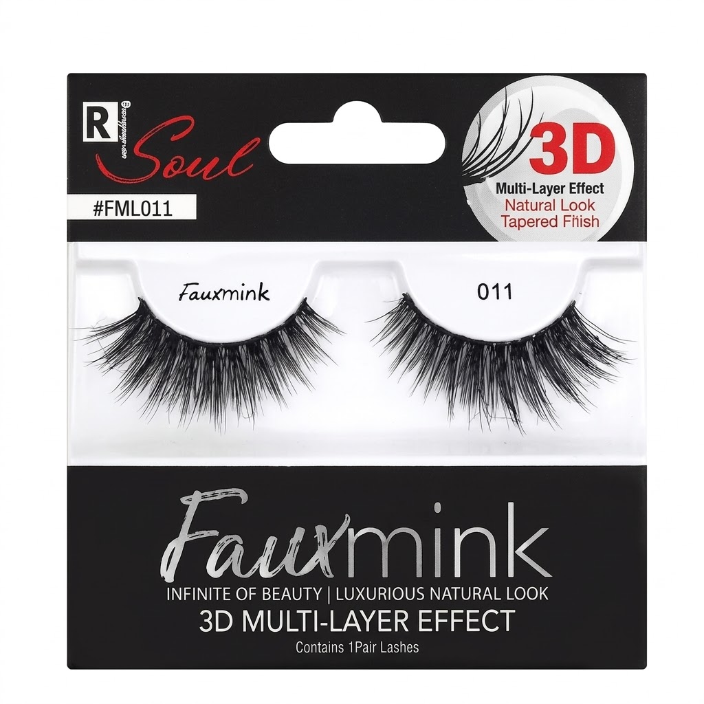 Natural 3D Mink Eyelashes 11blk for a stunning, natural look