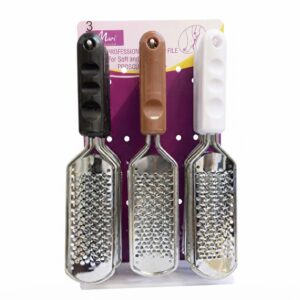Metal Foot File Large with Stand for Smooth Feet Ast Colours 1Pcs #FSTAND3