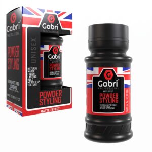 Gabri Hair Wax Powder Matte Effect 21g packaging and product