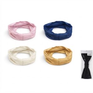 Silky Mix Colour Fabric Headband Ast Colours 1Pcs #HB37AST