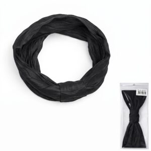Black Sily fabric headband for women and girls