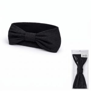 Murry Collection Black Silky Headband for Stylish #HB40BLK
