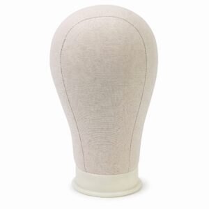 Beige Display Head for Wig and Hair Styling
