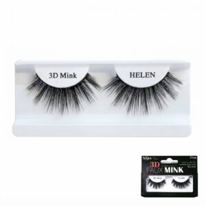 Winko 3D Faux Mink Helen eyelashes displayed in packaging