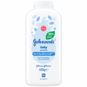 Johnson's Baby Powder 400ml for soft and dry skin care