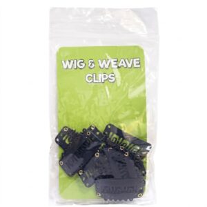 Weave Clip Large Black 12*12 for hair styling