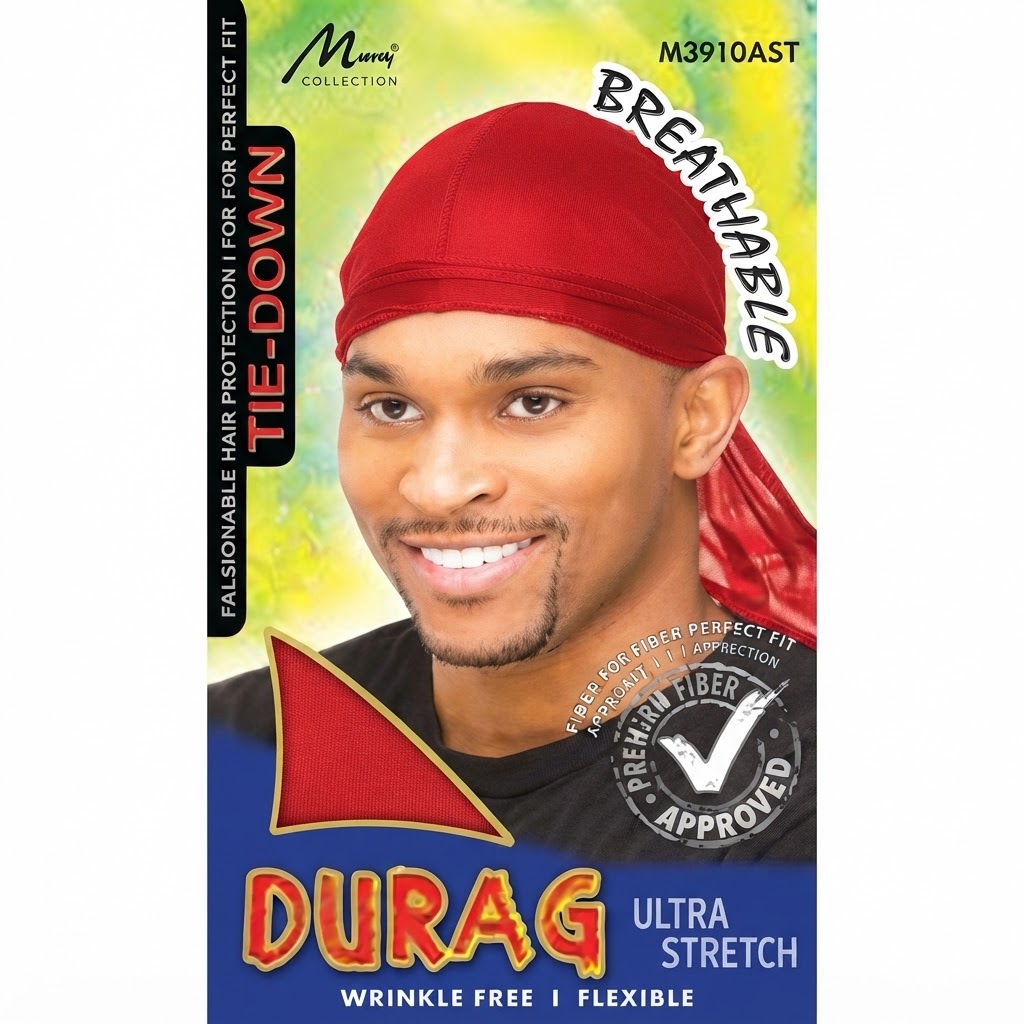 Assorted Colour Durag for Men, Breathable and Ultra Stretch, Fashionable Headwear