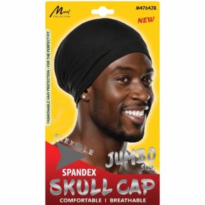 Murrys Spandex Skull Cap Black Jumbo Size for men