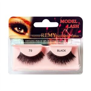 MODEL LASH 100% H.H Eyelashes in Black for a natural and glamorous look