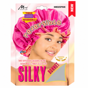 Double Sides Jumbo Cap Pink With Free Pony for hair protection
