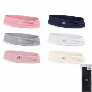 Alo Mix Colour Fabric Headband Set for women