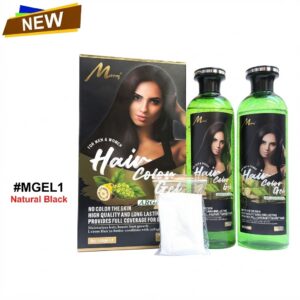 Murry Hair Color Gel Natural Black 500ml x2 with argan oil