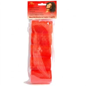 Self Gripping Soft Roller Red 5PC 3.8cm for easy styling and curls