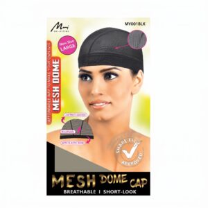 MESH WIG CAP Extra Large BLACK for comfortable wig wear