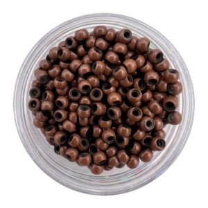 Nano Ring For Hair in Medium Brown, 500 pieces for hair extensions