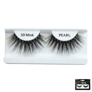 Winko 3D Faux Mink Pearl eyelashes in packaging