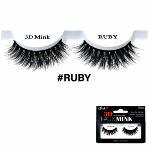Winko 3D Faux Mink Ruby eyelashes with a multi-layer effect