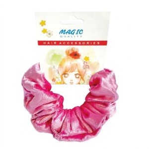 Magic Collection Large Assorted Hair Scrunchies in various colors