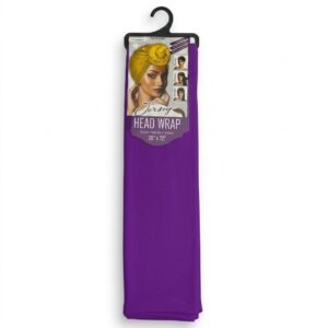 Stretch Jersey Head Scarf in purple for stylish hair wrapping