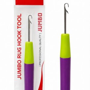 Skill Jumbo Latch Hook Crochet Needle in Green and Purple