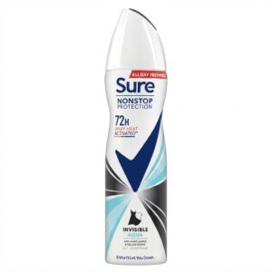 Sure Nonstop Protection Invisible Aqua Deodorant Spray 250ml
