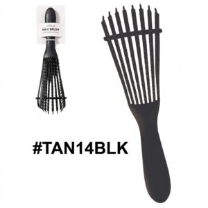 Black detangling brush for effortless hair care