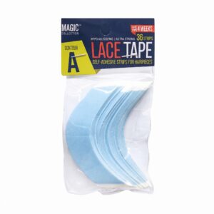 Magic Collection Lace Front Support Tape A in Blue, 36 self-adhesive strips