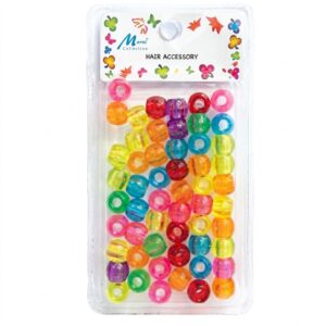 Vibrant Jumbo Hair Beads Mix Color for stylish hairstyles
