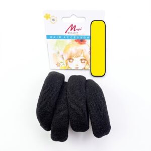 Magi Hair Pony Thick Black 4 Piece Set #TP35BLK