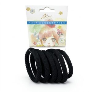 Murry Collection Hair Pony 6pc Set in Classic Black #TP59BLK