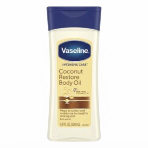 Vaseline Coconut Restore Body Oil 200ml for Soft #VAS32