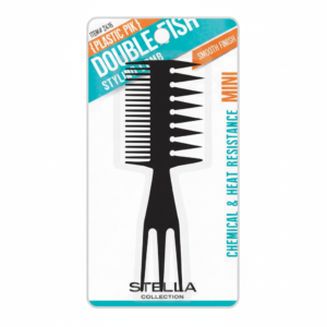 Stella Double-Sided Mini Styling Comb with Plastic Pik #2416