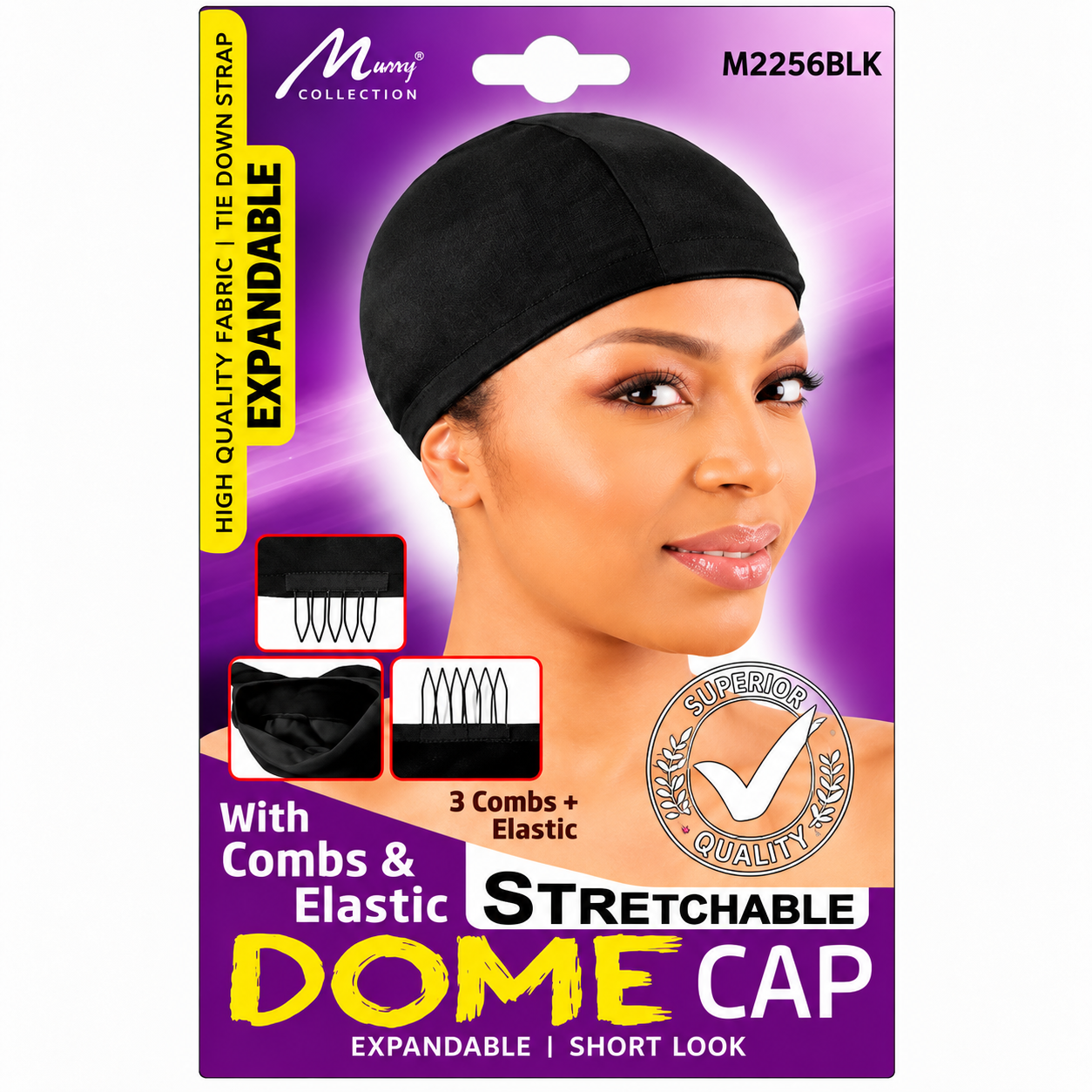 Murrys Dome Cap with 3 Comb #M2256