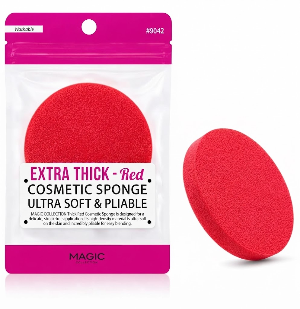 Magic Collection Thick Round Cosmetic Sponge #9042