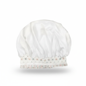 Satin Shower Cap White #CAPW