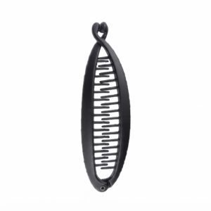 Classic Black Plastic Banana Hair Clip and Hair Styling #Z3023BLK