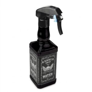 Black Retro Barber Hair Spray Bottle #WS5BLK