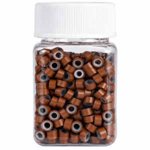 Micro Bonding Clip Lite Brown 500pc Fancy Clips #MR50LBRO