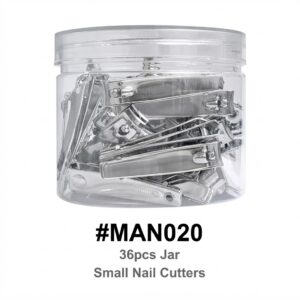 NAIL CLIPPER IN TUB SMALL 36Pcs JAR #MAN020