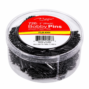 Magic Collection 2โณ Hair Pins in Black with Jar #302