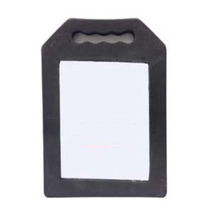 Medium foam backed mirror with easy grip handle