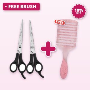 Barber Scissors Pack — Free Brush
