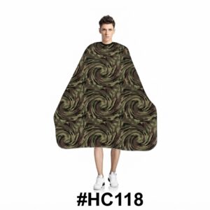 Barber Cape with Whirl Pool Pattern Stylish Protection #HC118