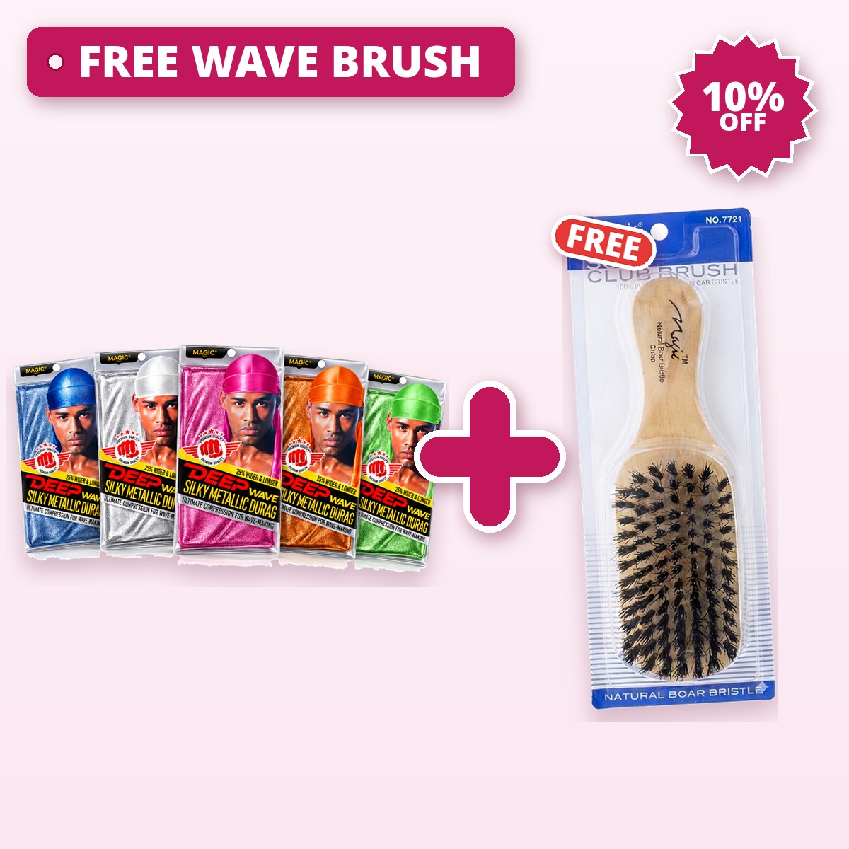 Durag Pack — Free Wave Brush