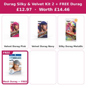 Durag Silky & Velvet Kit 2 — 3 Durags + FREE Mesh Durag #DEAL-21